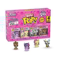 Mon Petit Poney - Pack 4 figurines Bitty POP! Mon Petit Poney (série 1) 2,5 cm