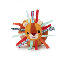 Balle Jack le lion en tissu - Lilliputiens - Orange