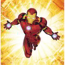 MARVEL Ironman carte à diamanter 18x18cm Crystal Art