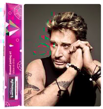 Diamond Painting Broderie Diamant LUMINLIFE 70x50cm, 5D, diamants ronds - Johnny