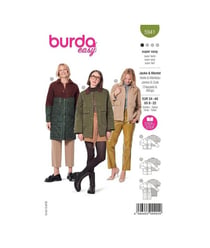 Patron Burda 5941 - Veste sportive & manteau classique du 36 au 50 (FR) taille n°FR 36-50