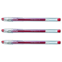 Stylo gel G-1 point fine 0,5mm tracé 0,3mm rouge Rouge Pilot