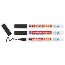 Lot de 3 Marqueurs craie liquide EDDING - Noir - Pointe fine 1-2 mm