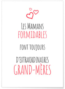 Affiche Grand-mère extraordinaire | A3 : 29,7x42cm