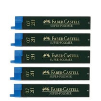 Mine de rechange - FABER-CASTELL - Super Polymère 9065 S - 0,7 mm 2H - Lot de 5 boîtes de 12 mines