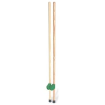 Paire d'echasses vertes en bois massif 1m30 - vilac - 3200g - plein air