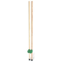Paire d'echasses vertes en bois massif 1m30 - vilac - 3200g - plein air