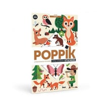 Poster découverte avec stickers forêt