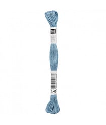 Fil à broder mouliné Uni - Rico Design 140 Bleu