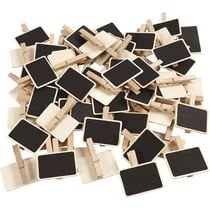 Pince à linge ardoise - 7 x 4,5 cm - 100 pcs