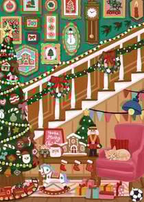 Escalier de Noël