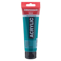 Peinture Acrylique en tube - Vert phtalo - 675 - Amsterdam - 120ml