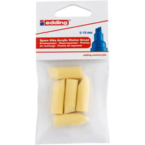 Lot de 5 pointes de rechange biseautées - EDDING - pour marqueur acrylique e-5000 - 5-10 mm