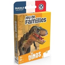 Jeu de familles les dinosaures 32 cartes - ducale enfant - jeu de societe, voyage