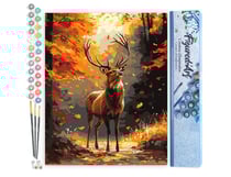 Peinture par Numéro Figured'Art - Cerf majestueux en Automne - Kit de Loisir Créatif DIY Numéro d'Art Complet - 40x50cm sans châssis en bois