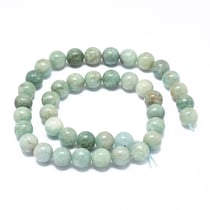 Fil de 48 perles ronde en pierre naturelle fabrication bijoux AMAZONITE 8 mm