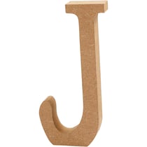 Lettre, J, H : 13 cm, ép. 2 cm, 1 pièce