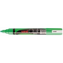 Lot de 12 marqueurs craie pointe conique moyenne - UNI-BALL - Vert Fluo - PWE5M