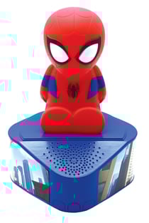 Enceinte Bluetooth avec figurine lumineuse de Spiderman