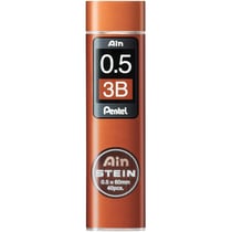 Lot de 12 mines pour porte-mine PENTEL AIN STEIN C275 - 0,5 mm - Dureté 3B - Hi-Polymer