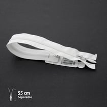 Fermeture éclair Z45 - Séparable 4mm - 55 cm