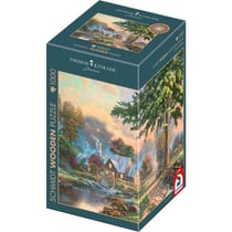 Puzzle 1000 pièces - Puzzle en bois - Le Vieux Moulin à Eau - Schmidt Spiele