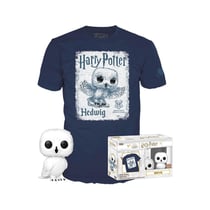 Harry Potter - Set figurine et T-Shirt POP! & Tee Hedwig - Taille XL