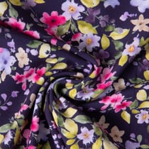 Tissu Viscose digital Fleuris