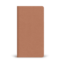Le cahier "Traveller Notebook" - pages pointillées - Teck - 118 x 210 mm - Made in France