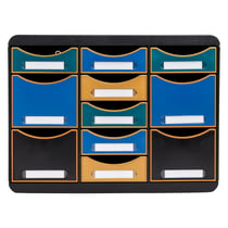 Module de classement Storebox Multi 11 tiroirs Neo Deco - Couleurs assorties - Exacompta