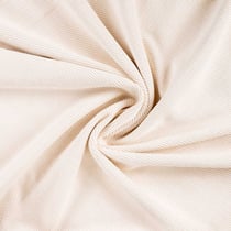 Tissu Velours Côtelé lavé  Eden envers fausse fourrure uni  Blanc