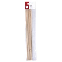 Baguettes en bois, 3 mm, longueur 30 cm, 10 pces