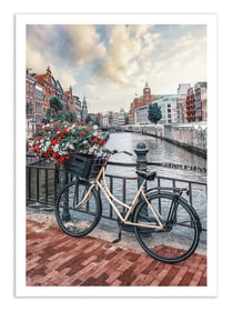 Affiche 50 x 70 cm -  Beautiful Amsterdam - Manjik Pictures