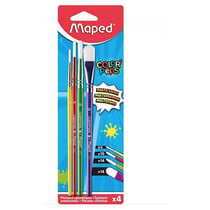 Pinceaux synthetiques Assortis - Maped - Rouge