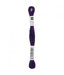 Fil à broder mouliné Uni - Rico Design 104 Violet