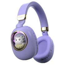 Casque Audio Enfant Sans Fil Bluetooth 5.1 Léger Pliable Autonomie Longue Violet 2 YONIS