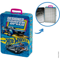 Mallette de collection Hot Wheels en métal pour 50 voitures