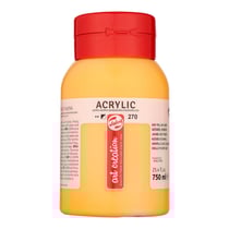 Peinture acrylique - Jaune Azo Foncé - 270 - Pot de 750 ml - Talens Art Creation