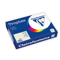 Ramette de papier Clairefontaine - 250 feuilles - Gris Perle - A4 - 160 g/m²