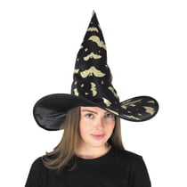 Chapeau de Sorcière Doré pour Adulte - Élégance et Mystère