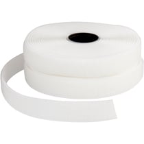 Velcro non-adhésif, L : 20 mm, blanc, 5 m/ 1 rouleau
