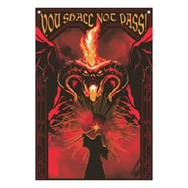 Le Seigneur des Anneaux - Bannière You shall not pass! 125 x 85 cm