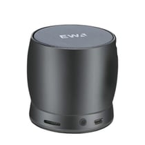 Enceinte Bluetooth Portable Mini Hifi Stereo Bass Puissante Metal Subwoofer Gris YONIS