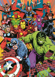 Puzzle 1000 pièces - Héros Marvel - Trefl
