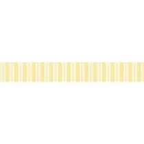 Washi Tape Rayures, jaune soleil, 10mm, Rouleau 15m