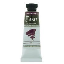 Peinture à l'huile fine en tube aubergine 45ml - Amt