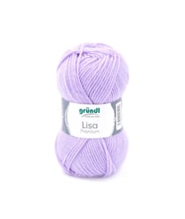 Fil à tricoter LISA PREMIUM UNI - Grundl 09 Violet