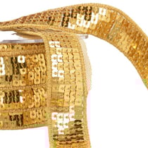 Galon paillettes or au mètre