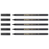 Lot de 5 feutres de coloriage pointe pinceau - EDDING - Noir - 1340 - 1-3 mm