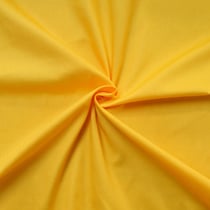 Tissu popeline de coton Jaune curry - designers-factory (3m x 1m46)